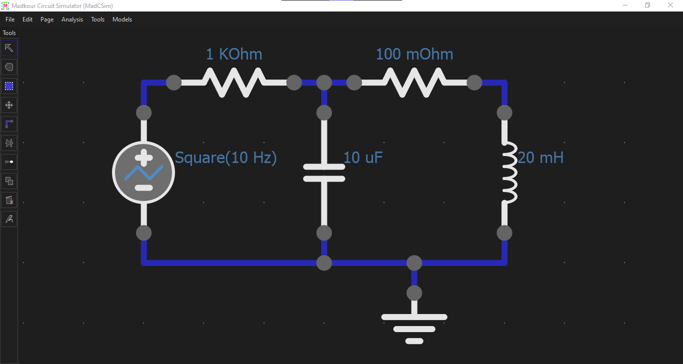 RLC Oscillator Circuit